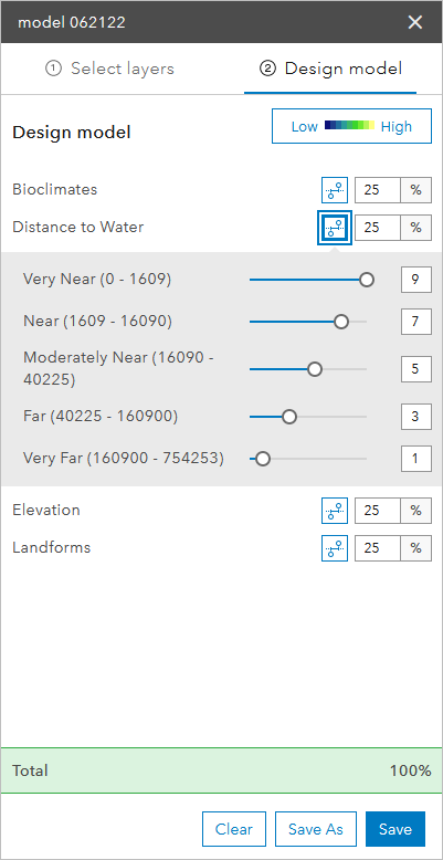 Data class values in the GeoPlanner Modeler tool Data class values in the GeoPlanner Modeler tool